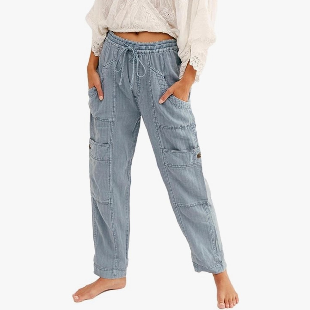 Free People Feelin Good Utility Pants